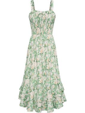 Floral Boho Summer Dress for Women - Trendy, Lightweight, Perfect for Vacay